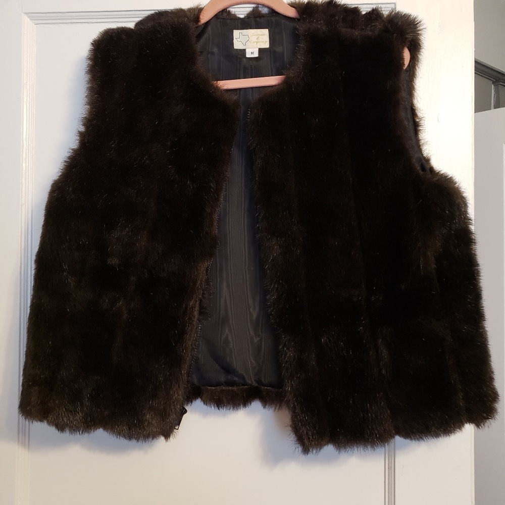 Vintage Fake fur vest